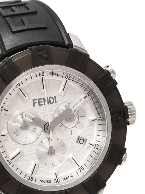 fendastic 45mm chronograph watch.